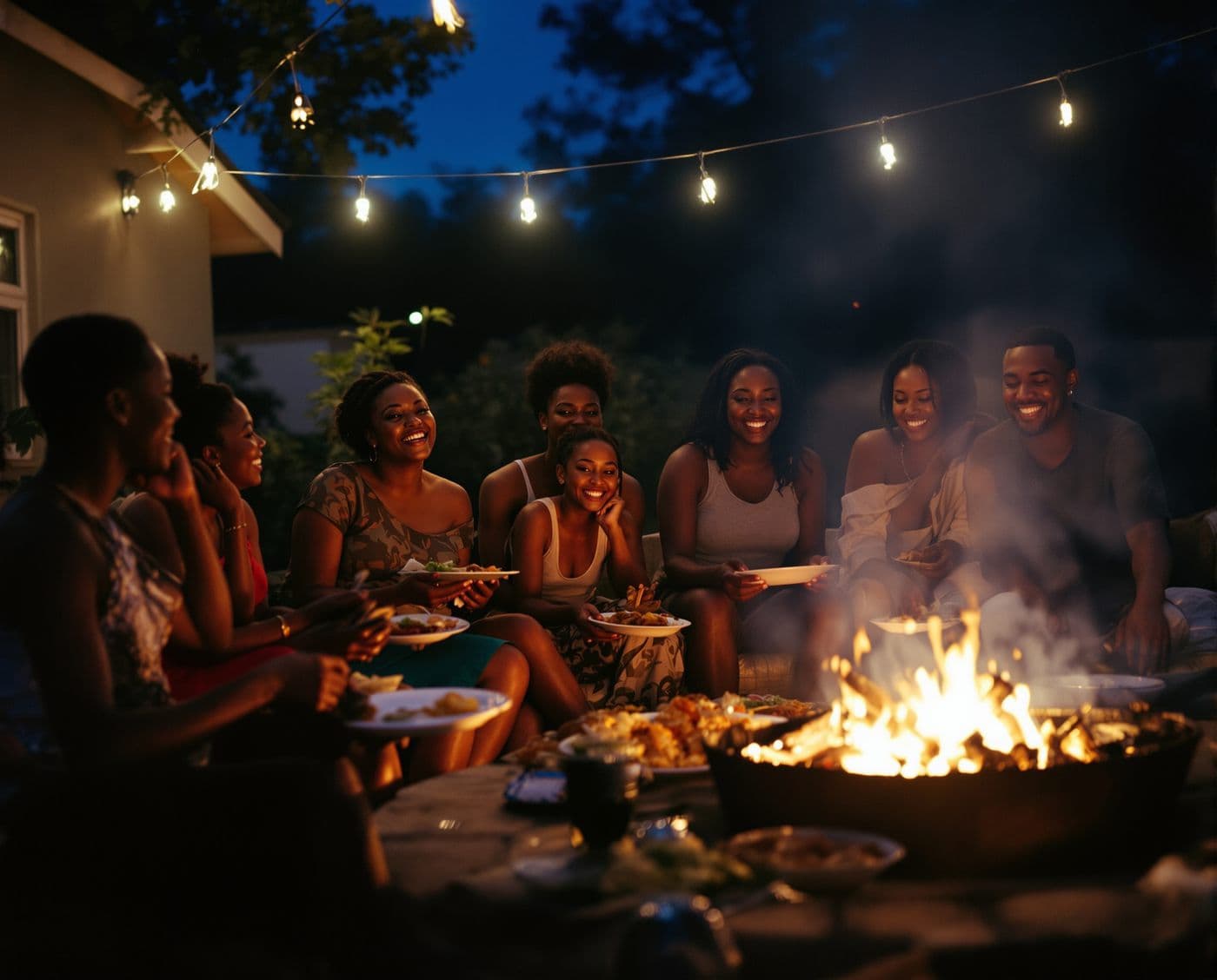 A family braai on December payout day